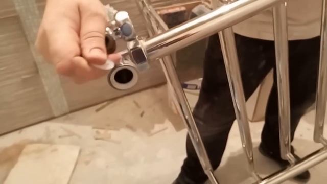 Правильное подключение полотенцесушителя, не закапает проверено