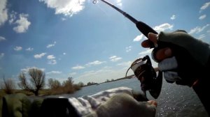 Рыбалка в Астрахани. Харабали, с.Селитренное. Апрель 2018. Ловля судака, щуки и окуня на ерике.