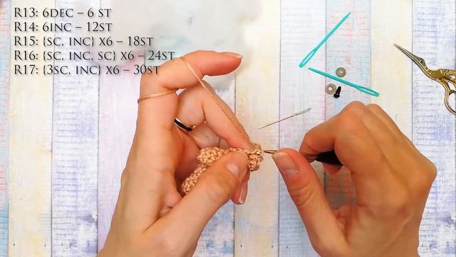 Crochet amigurumi BEAR ? little teddy bear toy ? small crochet bear - tutorial with a free pattern смотреть онлайн