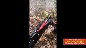 Навесной экскаватор Landformer 200 на трактор