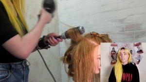 УРОК 10: Вертикальные локоны при помощи фена и брашинга