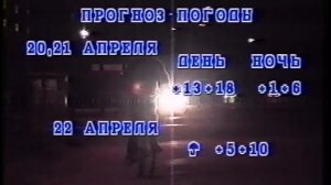 1995_Мегион_прогноз погоды на 20 апреля