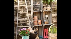 Интересные идеи для дачи. Что можно сделать из ящиков
