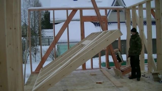 Подъем каркасной стены талью смотреть онлайн