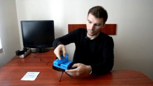 Лазерный голографический 2-х цветной мини проектор с активацией по звуку