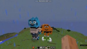 |Построил Дарвина в Майнкрафте герой из "Удивительный Мир Гамбола"|