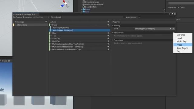 Input System Interactions Explained | Press, Hold, Tap, SlowTap, MultiTap - Unity