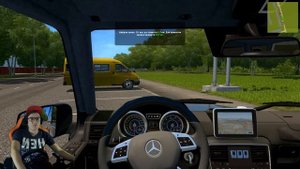 ТАКСУЮ НА ГЕЛИКЕ! ОТКАЗАЛИ ТОРМОЗА! City Car Driving + Руль
