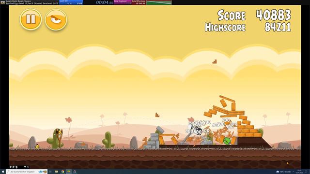 Angry Birds 2009 Speedrun (Poached Eggs, Level 17, Part 3, Normal) in 00:00:05,490 смотреть онлайн