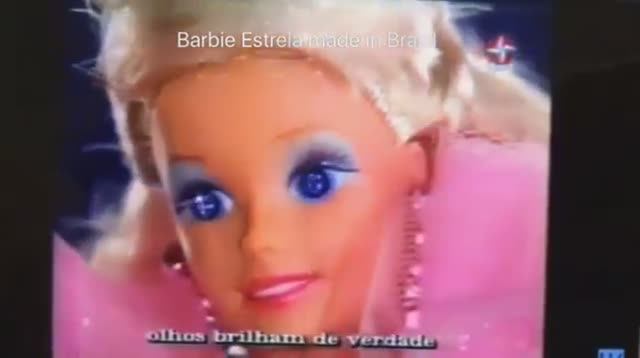 1992 Реклама куклы Барби  Глаза Бриллианты Brilhomgico Barbie (Sparkle Eyes)