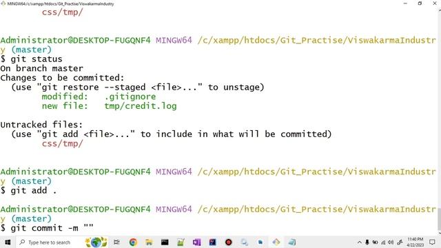 Part-5 .gitignore How to ignore / stop tracking a specific file in Git in Hindi | Untrack files.