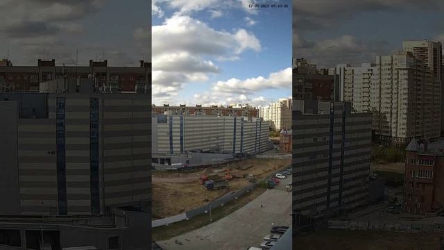 Таймлапс строительства GAGARIN CITY (Гагарин Сити) Красный проспект г.Новосибирск