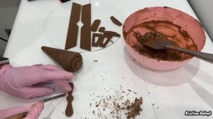 Making a plane out of chocolate ☼ Делаем самолет из шоколада