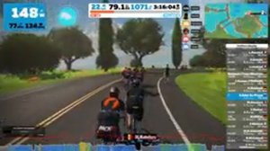 Первая попытка The Uber Pretzel в Zwift