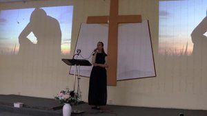 Посмотри на крест - Елена Сальникова - служение 12. 08. 2023 г.