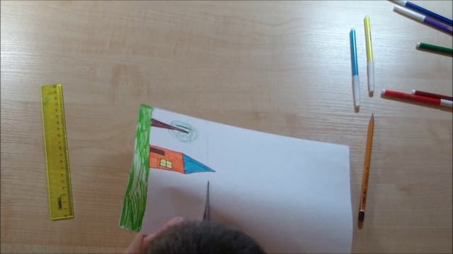 Как сделать стаканчик для фломастеров и карандашей из рулончика от туалетной бумаги. Детские поделк