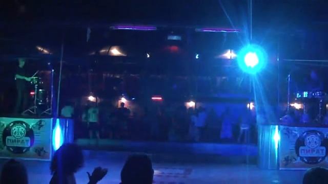 Live drums show "Duo splash" club Pirat смотреть онлайн