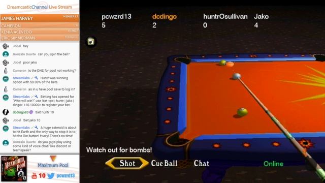 Maximum Pool | Dreamcast Online Multiplayer | Live Stream | 10/27/2019 смотреть онлайн