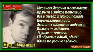 Первый лёд, Андрей Вознесенский, Советская Поэзия  ,читает Павел Беседин