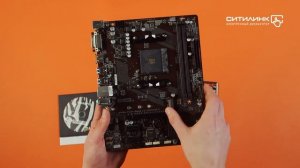 Обзор материнской платы GIGABYTE GA-A320M-H | Ситилинк