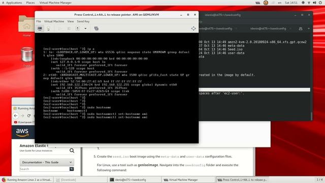 Установка Amazon Linux 2 AMI на KVM смотреть онлайн
