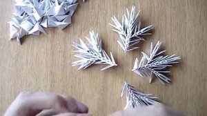 Как сделать модульную елку оригами (ч.1)