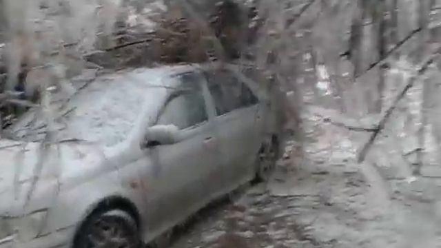 Машина во льду смотреть онлайн