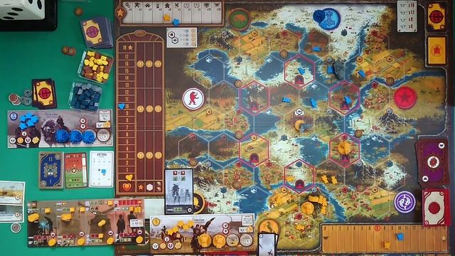 Scythe [1] Настольная игра Серп, партия с Автомой смотреть онлайн