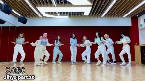 TWICE 'Alcohol-Free' Dance Practice Mirror Tutorial (SLOWED)