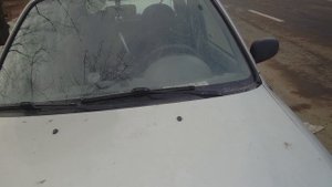 Ниссан Микра к11 после удара