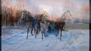 В лунном сиянии снег серебрится