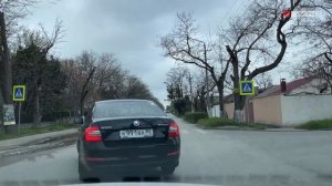 Евпатория. Поездка по городу на автомобиле. Улицы: Кирова, Токарева, Интернациональная. Крым 2023.