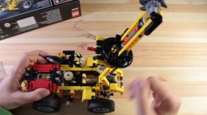 Lego Technic 42049 Mine Loader B-model. Лего Техник Карьерная машина для резки пород.