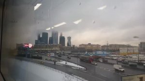 Москва-сити МЦК станция Кутузовская, Деловой центр 28 января 2017г.