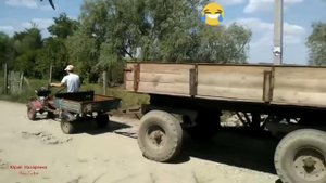 ЮМОР / ПРИКОЛЫ С МОТОБЛОКАМИ #1 FUNNY VIDEOS, MINI TRACTOR FARMER