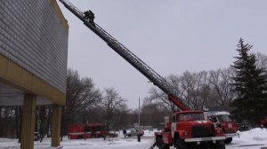 Курские огнеборцы успешно провели учение на предприятии Курскхимволокно-26-01-2022