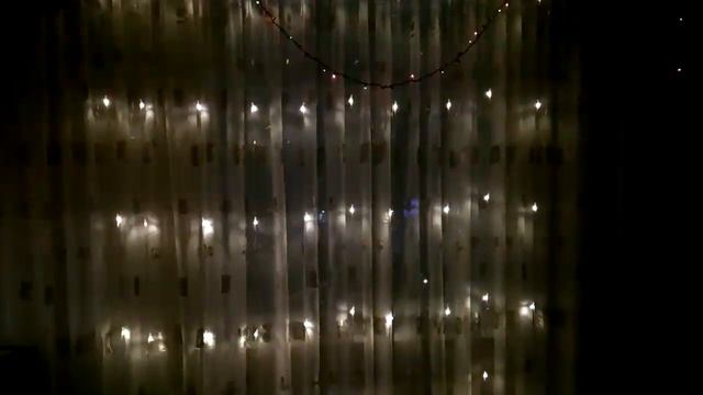 Новогодний водопад гирлянда смотреть онлайн