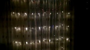 Новогодний водопад гирлянда