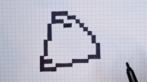 ПИЦЦА ПО КЛЕТОЧКАМ.?? РИСУНКИ ПО КЛЕТОЧКАМ. КАК НАРИСОВАТЬ ПИЦЦУ. ПИКСЕЛЬ АРТ. (РИСОВАТЬ ЛЕГКО)