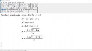 Cauchy-Euler Differential Equation: x^2y'' + 2xy' - y = 0