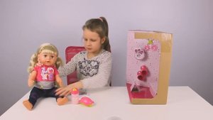 Кукла Беби Борн Baby Born - Распаковка Куклы Беби Борн с Катей Видео Для Детей | Hello Katty