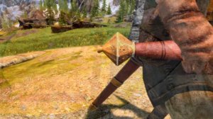 Skyrim SE weapon mod - Heavy Sword and Shield (Blade of Darkness)