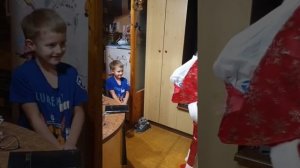 Поздравление Деда Мороза дома