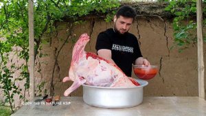 4 часа жарки целого барана в тандыра