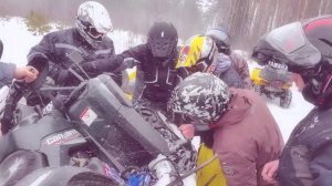 Квадровыезд motovostok.ru 22 февраля 2016 Ногинск - Новоселово.