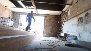 перекрытие второго этажа в гараже.