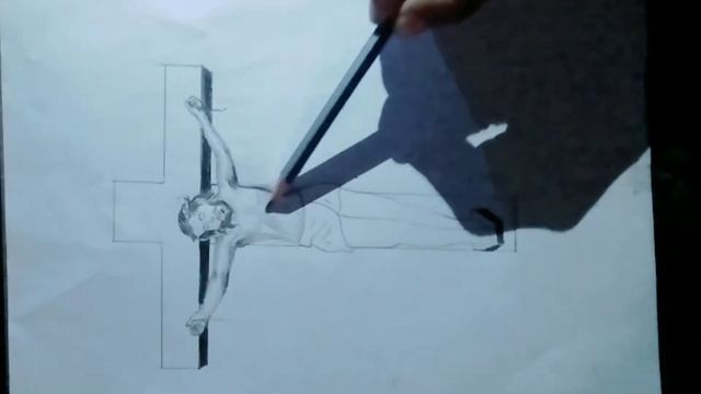 How to draw Jesus Christ/ simple sketch christmas present ll Lord Christ. смотреть онлайн