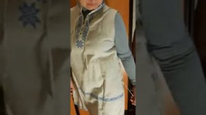Этноодежда, одежда славянская с обережным орнаментом, лён, вышиванка, одежда для свадебных обрядов