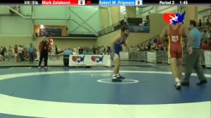 University Nat`ls FS  84 KG / 185 lbs: Mark Colabucci vs. Robert M. Prigmore