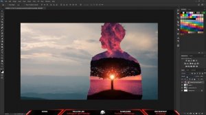 How to do a double exposure in photoshop (eng)